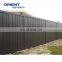 Customized aluminum slat fence panels aluminium privacy fence system for garden