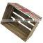 Rustic DIY wooden storage box Country Crate with Union Jack Print 4