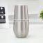 6 oz Insulated Wine Tumbler, Stainless Steel Wine Glass with Clear Lid - Double Wall Vacuum Stemless Tumbler for Wine, Coffee,