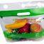 Slider Zipper Fruit Vegetable Bags, Customizable Stand Up With Handle Packing Bag, Fruits Storage Packaging