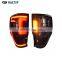 Maictop car accessories LED rear taillight for ranger T6 T7 T8 2012-2019 red black tail light lamp
