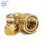 Factory direct supply no leak 1/2 inch brass material  ISO 7241-B KZD Hydraulic quick coupling for tractor