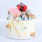 5 Pcs/Set Cake Topper Multi-color Ball Plug-in for Baking Birthday Dessert Festival Cake Toppers
