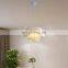 Modern Creative LED Pendant Lamp For Living Room Bedroom Indoor Home Simple White Fabric Hanging Light