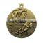 3D Custom casting kung fu metal medal with ribbon