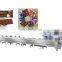Chocolate High Speed Pillow Packing Machine Automatic Feeding chocolate bar packaging