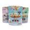 Heat seal standing up pouches edible packaging food mylar oatmeal cereal foil snack packaging bag