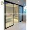 Italy Luxury Interior Door House Interior Wall-mounted Aluminium Hidden Slider Door Internal Aluminum Pocket Sliding Glass Door