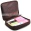 Soft polyester travel organizer bag, makeup travel toiletry bag, soft cosmetic travel carry bag