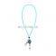 New Arrival Elastic Quality Retractable Mobile Cell Phone Custom Printed Card Holder Lanyard