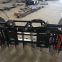 China skid steer root rake attachments log grapple for skid steer