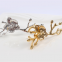Plum Blossom Iron Metal Napkin Ring Napkin Buckle For Wedding