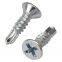 Csk Head Self Drilling Screw / Flat Head Self Drilling Screw Philips Head