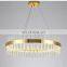 Large Customizable Crystal Pendant Lamp Postmodern Circular LED Chandelier Iron Body Energy-Saving Hanging Lamp Home Office