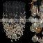 Custom Art Pendant Light Kitchen Decorative Glass Bubble Pendant Light Staircase Large Long Modern Luxury Led Crystal Chandelier