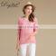 Cozy Crew Neck Woman Sweaters Long Sleeve Knitted 100% Cashmere Pullover Sweater