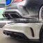 C117 CLA W222 W205 AMG BS Style Stainless Steel Rear Exhaust Exhaust Tips For Mercedes Benz W205 W213 C117