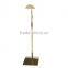 polished gold hanging bag display stand, Display Stand for Handbag, handbag rack display