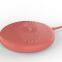 2024 New Version 15W fast Round Wireless Charger Small Desktop Transparent Wireless Charger Pad for mobile phone