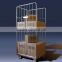 Logistics warehouse steel nestable cage trolley