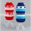 knitted heart logo ribbed turtleneck pet dog sweater