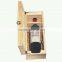 Rectangular wooden wine box