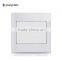 Glass Material White Color Home 1 Gang Wall Switches