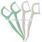 Hot sale in globle plastic floss picks for teeth cleaning