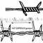1.6 mm 2.1mm 2.5mm electric / hot dipped barbed wire