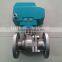 Electrical Ball Valve With Clamp End Sanitary Valve