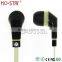 Smartphone In-ear headphone with remote control for Android