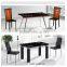 high quality glass top stone base dining table factory sell directly YY19