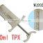 Large capacity plastic steel syringe