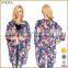 Floral Print Batwing Sleeve Cardigan Fashion Blouse Designs 2015