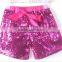 Multi-colored Wholesale boutique sequin shorts lovely baby sequin shorts