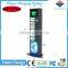 Coin Accepted Banks Cell Phone Charging Kiosk with 19 inch LCD phone charger kiosk with 6 digital lockers APC-06A