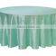 Wholesale Premium 100% Polyester Round Pintuck Taffeta Table Cloth