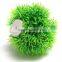 Hot Sale 2015 New Arrival Beautiful Aquarium Plastic Green Seaweed Moss Ball Decoration For Fish Tank