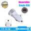 5V1A CE ROHS FCC Aluminum Head Reversible Single USB In Car Phone Charger