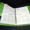 top quality pu fashion 6 rings binder b5 notebook