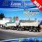 AOTONG Brand double Interlink trailer truck 3 axles 20ft 40ft skeleton tandem semi trailer