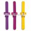 Popular color cute slicone slap strap kids watches