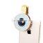 Mini Spot Selfie Fill LED Light Adjustable Brightness 3 Filter Portable Round Ring Flash Wide-angle
