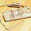 Printed Mobile Phone Case With Sling Rope Cute Cartoon Print Leather Case For iPhone 6