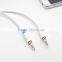 3.5mm Male [AUX] Stereo Audio Cable - Flexible White Metal Shell Auxiliary Cable for IPhone