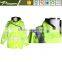 High visibility traffic wear with fleece inner 3M reflective Winter safety jacket