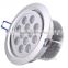 CE RoHS 3W aluminum indoor recessed led ceiling fixture Recessed LED Lamp Spot Light