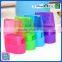2016 bulk sale one hole plastic pencil sharpener with transparent color
