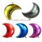 36 inch gaint metalic plain foil balloon moon shape foil balloons