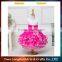 Wholesale top quality christmas fluffy tutu dress chiffon girl dress for sale